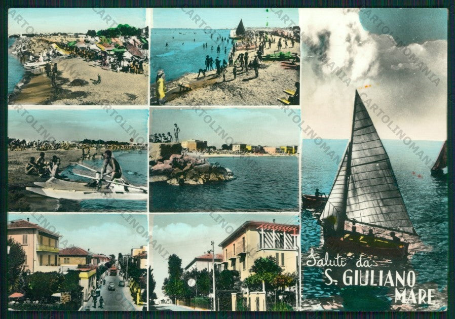 Rimini San Giuliano Mare Saluti da PIEGHINA Foto FG cartolina KB1433 – fronte