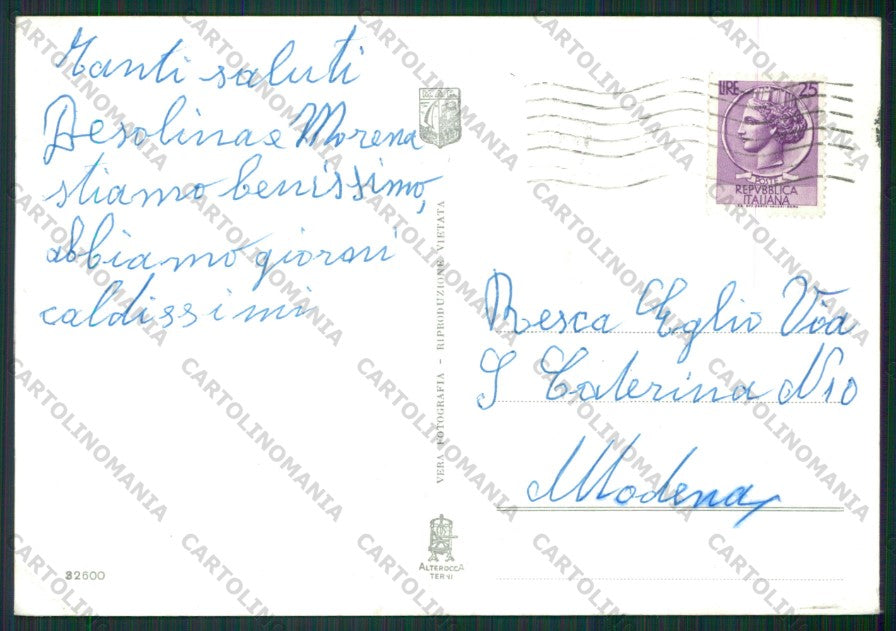 Rimini San Giuliano Mare Saluti da PIEGHINA Foto FG cartolina KB1433 – retro