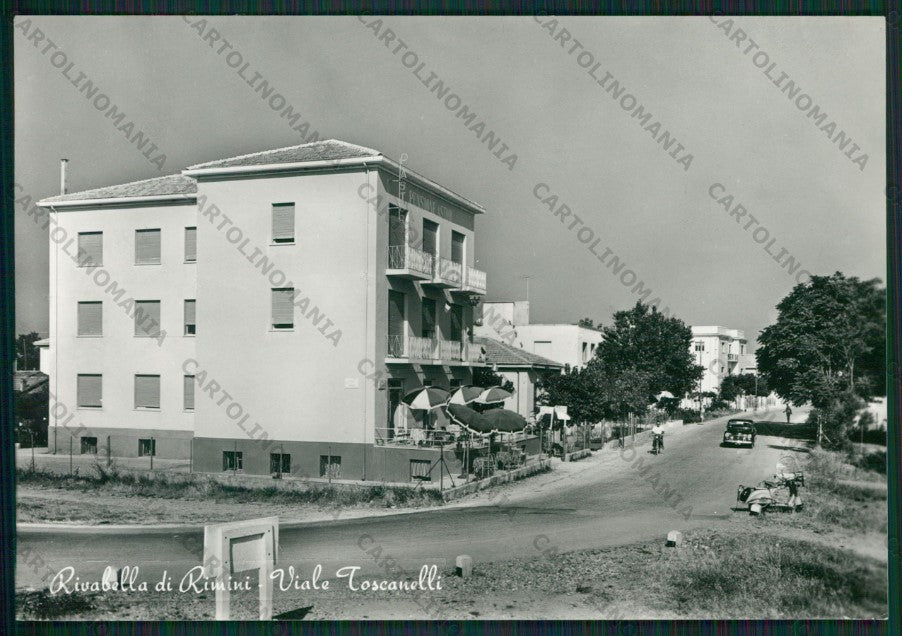 Rimini Marebello di Vespa Foto FG cartolina KB1438 – fronte