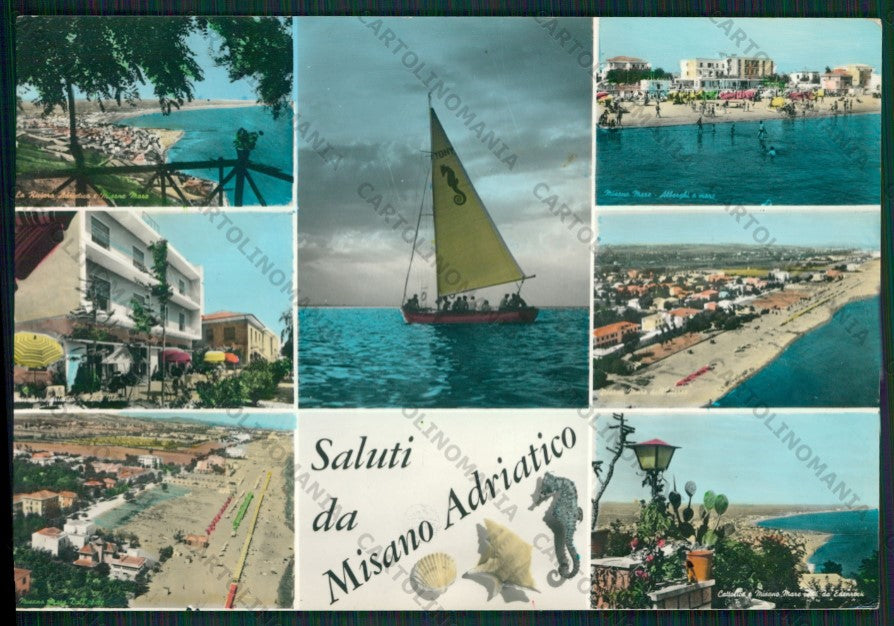 Rimini Misano Adriatico Saluti da Foto FG cartolina KB1442 – fronte