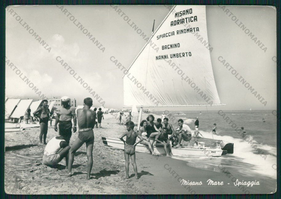 Rimini Misano Adriatico Barca PIEGHINA Foto FG cartolina KB1444 – fronte