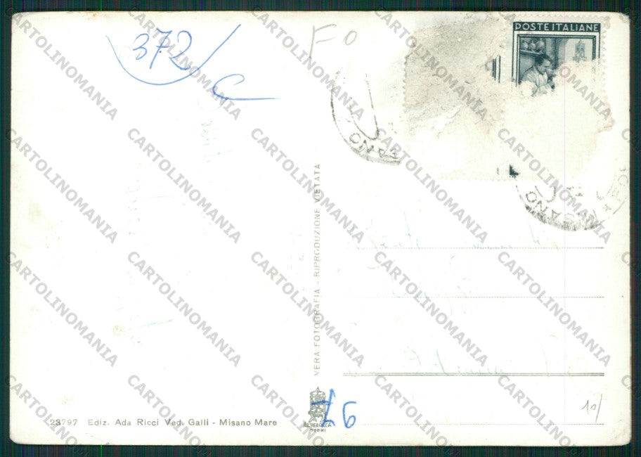 Rimini Misano Adriatico Barca PIEGHINA Foto FG cartolina KB1444 – retro