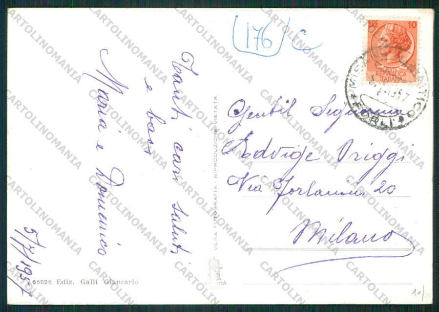 Rimini Misano Adriatico Foto FG cartolina KB1447 – retro