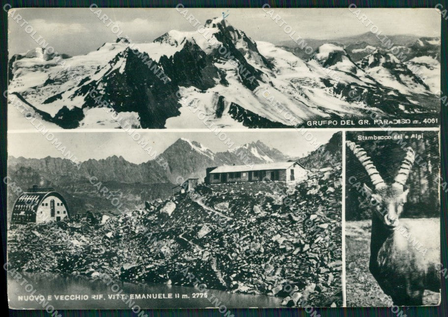 Aosta Valsavarenche Rifugio Vittorio Emanuele II Cai Foto FG cartolina KB1460 – fronte