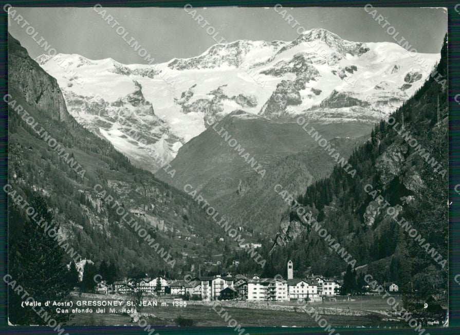 Aosta Gressoney Saint Jean Monte Rosa Foto FG cartolina KB1463 – fronte