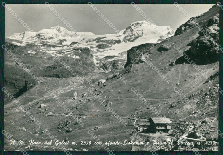 Aosta Gabiet Monte Rosa Liskamm Foto FG cartolina KB1465 – fronte