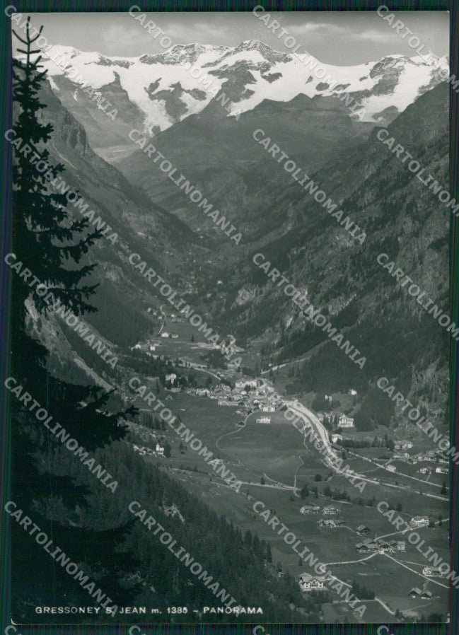 Aosta Gressoney Saint Jean Foto FG cartolina KB1474 – fronte