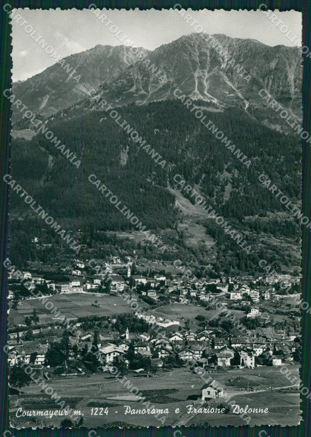 Aosta Courmayeur Dolonne PIEGHINA Foto FG cartolina KB1479 – fronte