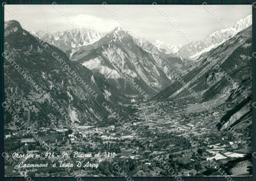 Aosta Mergex Monte Bianco Foto FG cartolina KB1482 – fronte