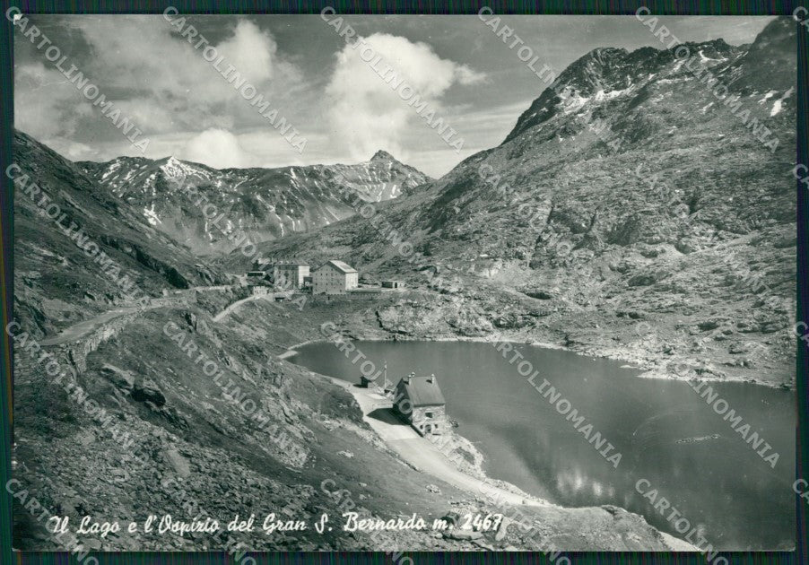 Aosta Gran San Bernardo Lago Ospizio Foto FG cartolina KB1483 – fronte