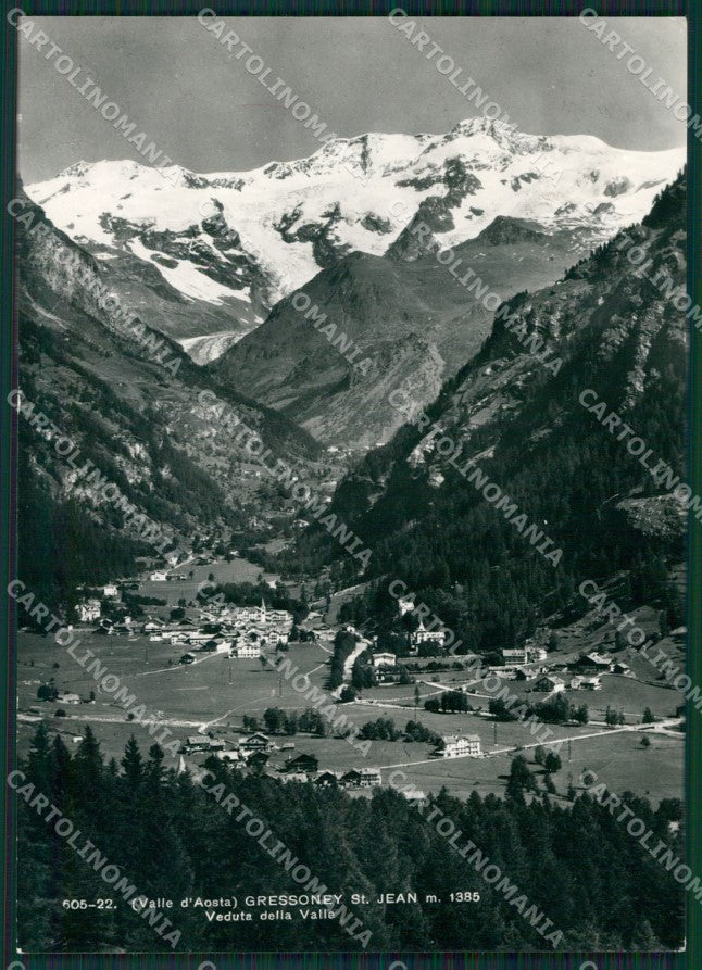 Aosta Gressoney Saint Jean Foto FG cartolina KB1487 – fronte