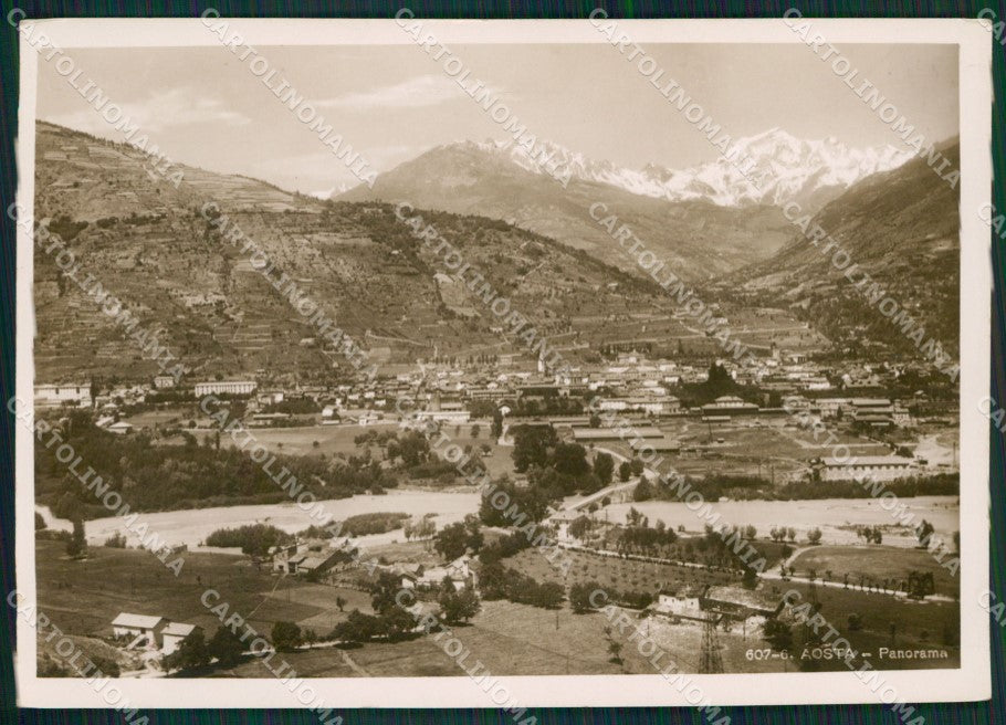 Aosta Città Foto FG cartolina KB1495 – fronte