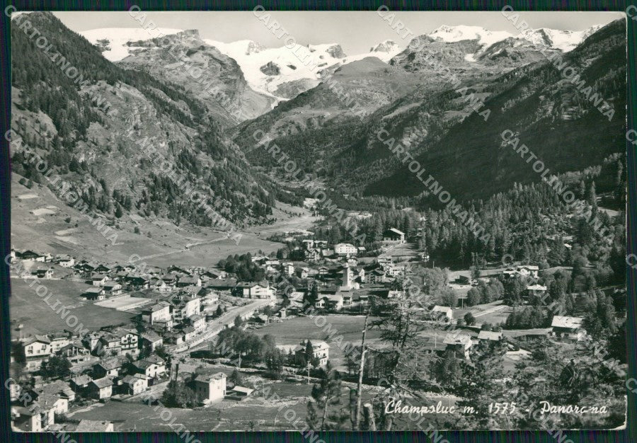 Aosta Ayas Champoluc PIEGHINE Foto FG cartolina KB1499 – fronte