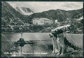 Aosta Gran San Bernardo Lago Ospizio Cani PIEGA Foto FG cartolina KB1500 – fronte