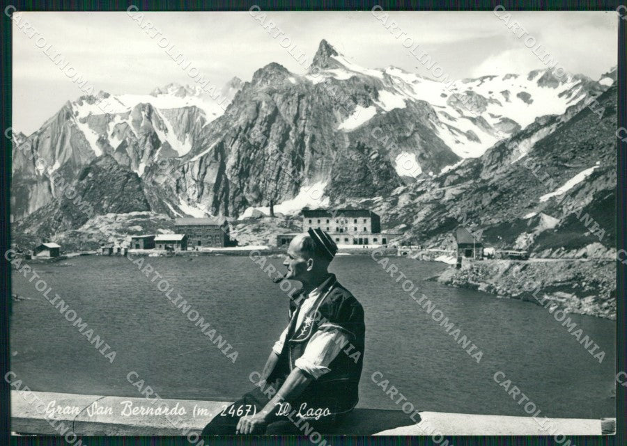 Aosta Gran San Bernardo Lago Foto FG cartolina KB1502 – fronte