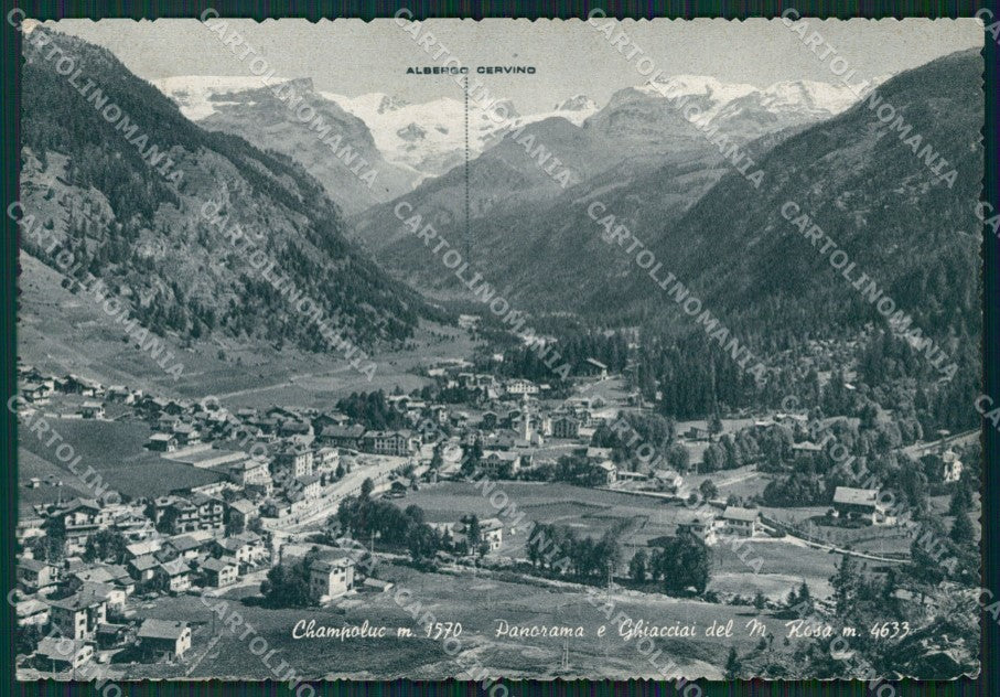 Aosta Ayas Champoluc Monte Rosa FG cartolina KB1511 – fronte