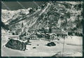 Aosta Gressoney la Trinitè Nevicata PIEGHINA Foto FG cartolina KB1515 – fronte
