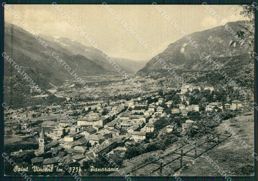 Aosta Saint Vincent FG cartolina KB1523 – fronte