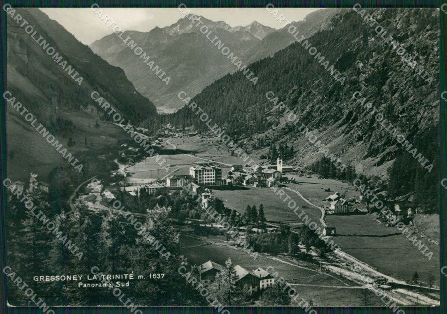 Aosta Gressoney la Trinitè Foto FG cartolina KB1524 – fronte
