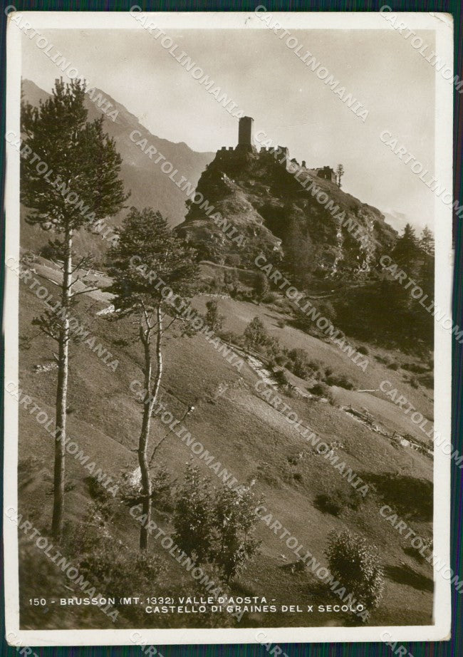 Aosta Brusson Foto FG cartolina KB1526 – fronte