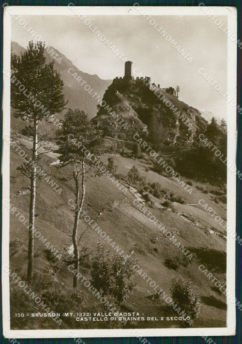 Aosta Brusson Foto FG cartolina KB1526 – fronte