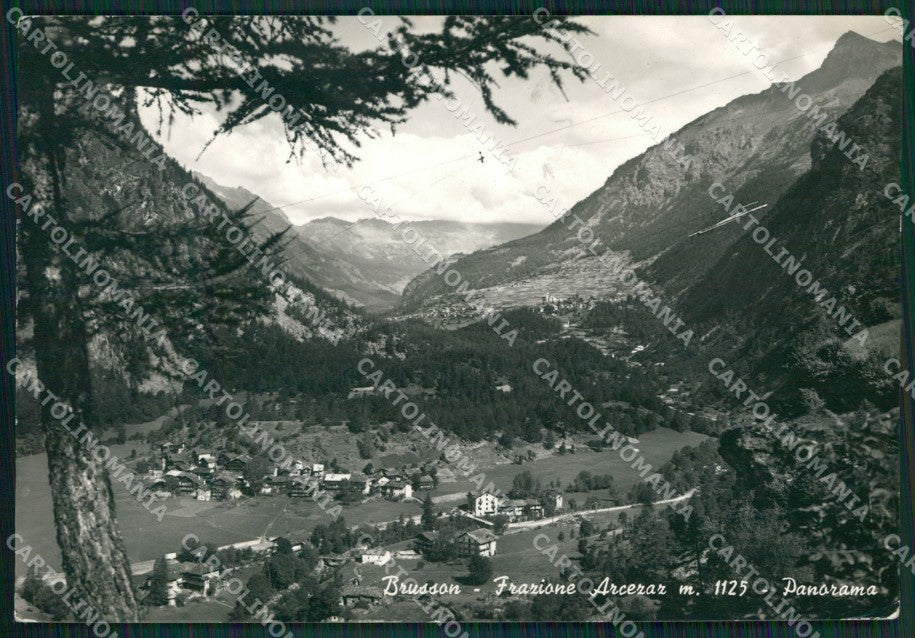 Aosta Brusson Arcezaz Foto FG cartolina KB1529 – fronte