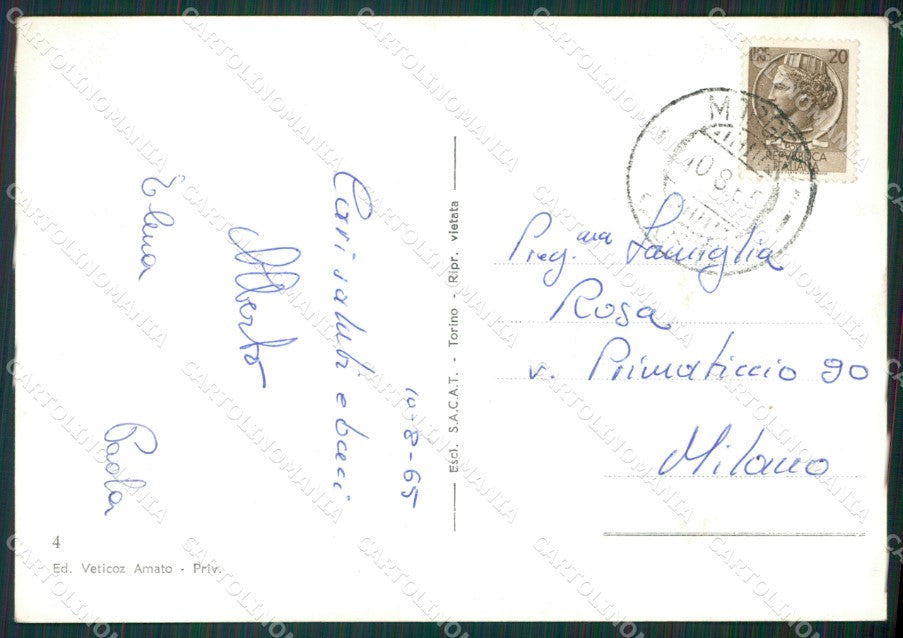 Aosta Morgex Monte Bianco Foto FG cartolina KB1530 – retro