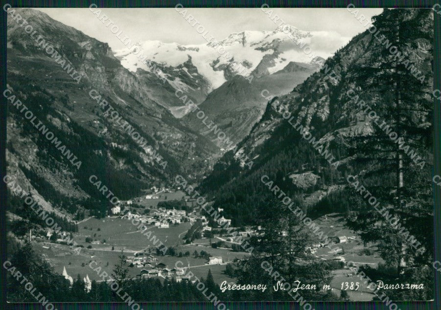 Aosta Gressoney Saint Jean Foto FG cartolina KB1531 – fronte