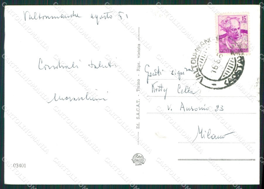 Aosta Valtournanche Foto FG cartolina KB1532 – retro