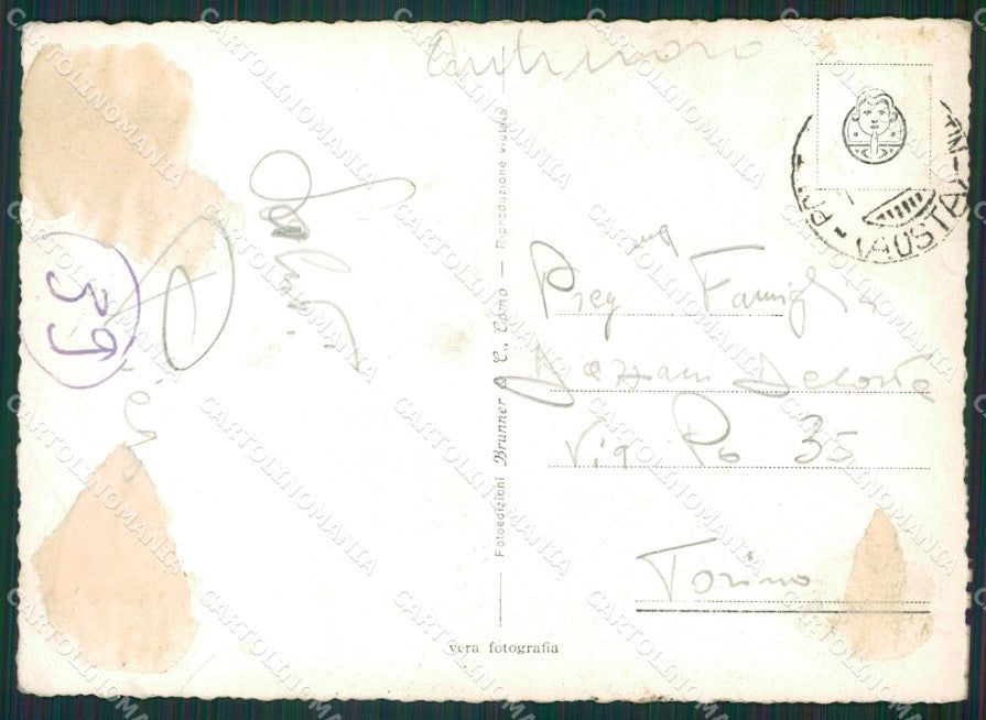 Aosta Gressoney Orsia PIEGHINE ABRASA Foto FG cartolina KB1535 – retro