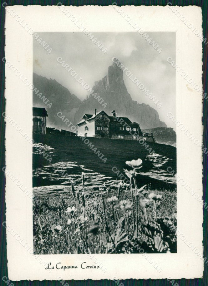 Trento Siror Capanna Cervino Foto FG cartolina KB1536 – fronte