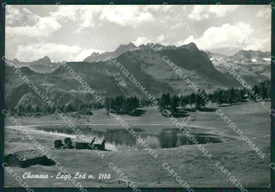 Aosta Chamois Lago Lod Foto FG cartolina KB1538 – fronte