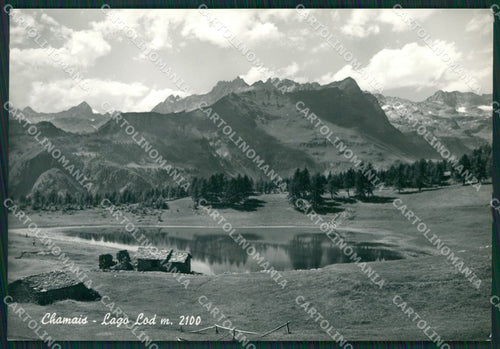Aosta Chamois Lago Lod Foto FG cartolina KB1538 – fronte