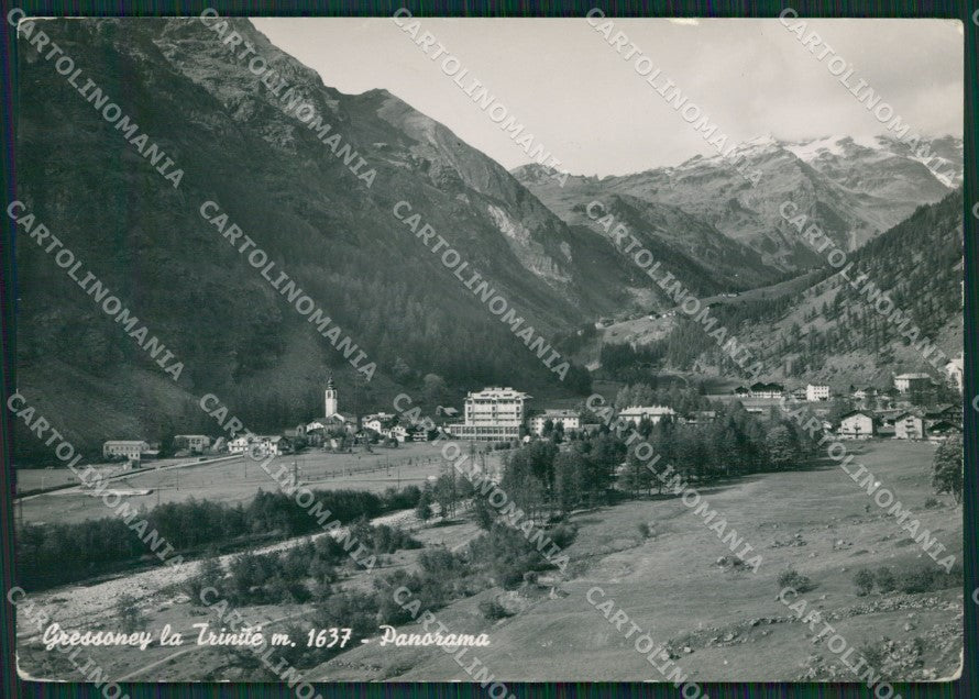 Aosta Gressoney la Trinitè Foto FG cartolina KB1541 – fronte