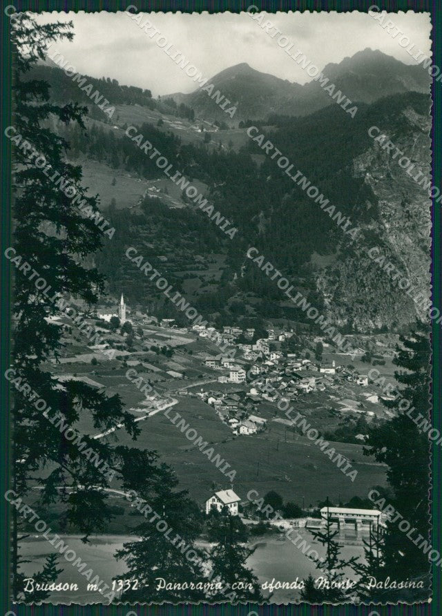 Torino Cesana Torinese Brusson Monte Palasina PIEGHINA Foto FG cartolina KB1545 – fronte