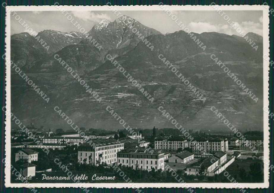Aosta Città Caserme Foto FG cartolina KB1546 – fronte