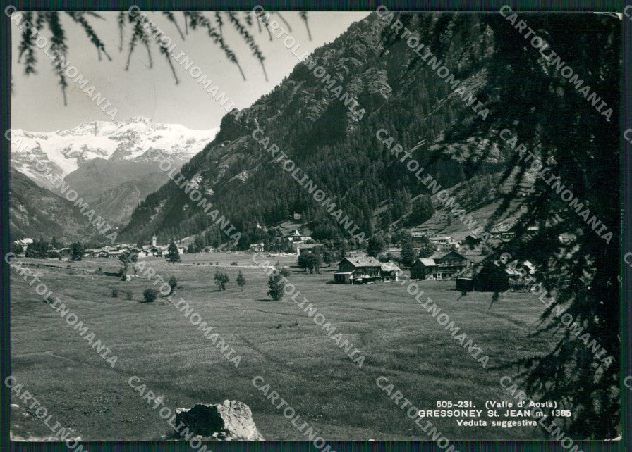 Aosta Gressoney Saint Jean Foto FG cartolina KB1550 – fronte