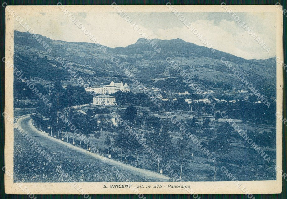 Aosta Saint Vincent ABRASA FG cartolina KB1554 – fronte