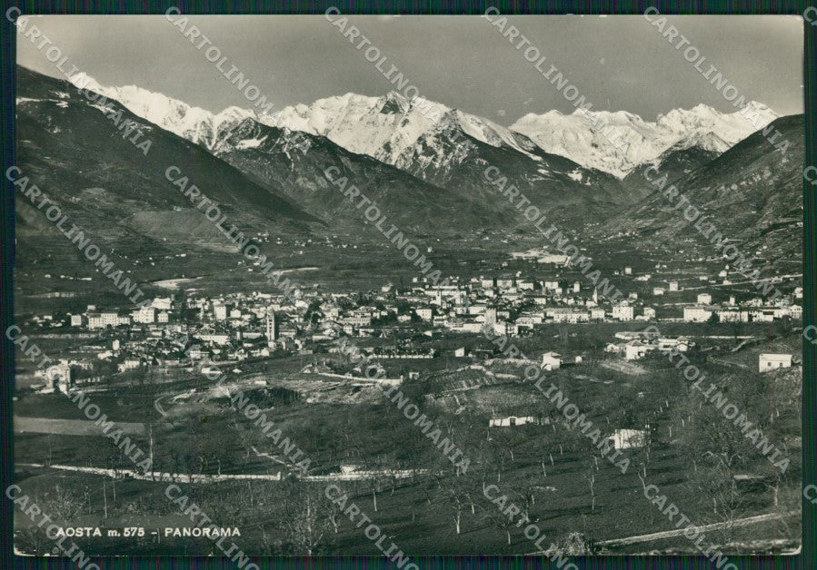 Aosta Città PIEGHINA Foto FG cartolina KB1557 – fronte