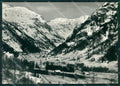 Aosta Gressoney Saint Jean Nevicata PIEGA Foto FG cartolina KB1558 – fronte