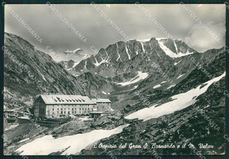 Aosta Gran San Bernardo Ospizio Monte Velan Foto FG cartolina KB1569 – fronte