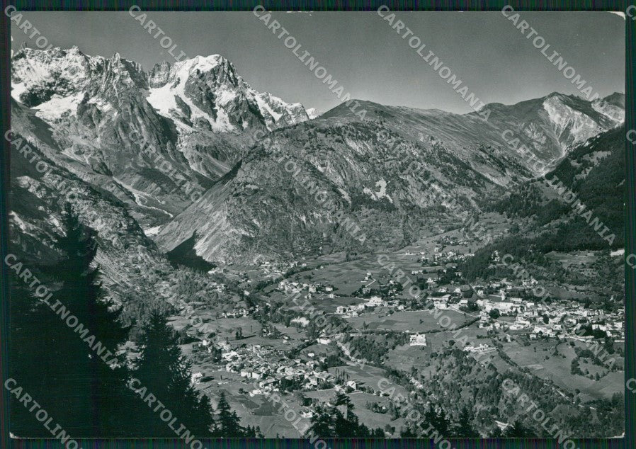 Aosta Courmayeur Dente del Gigante PIEGA Foto FG cartolina KB1575 – fronte