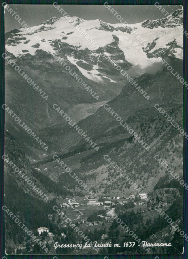 Aosta Gressoney la Trinitè Foto FG cartolina KB1591 – fronte