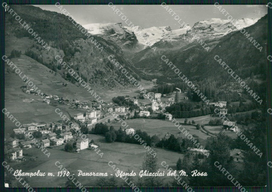 Aosta Ayas Champoluc Ghiacciai del Rosa Foto FG cartolina KB1593 – fronte