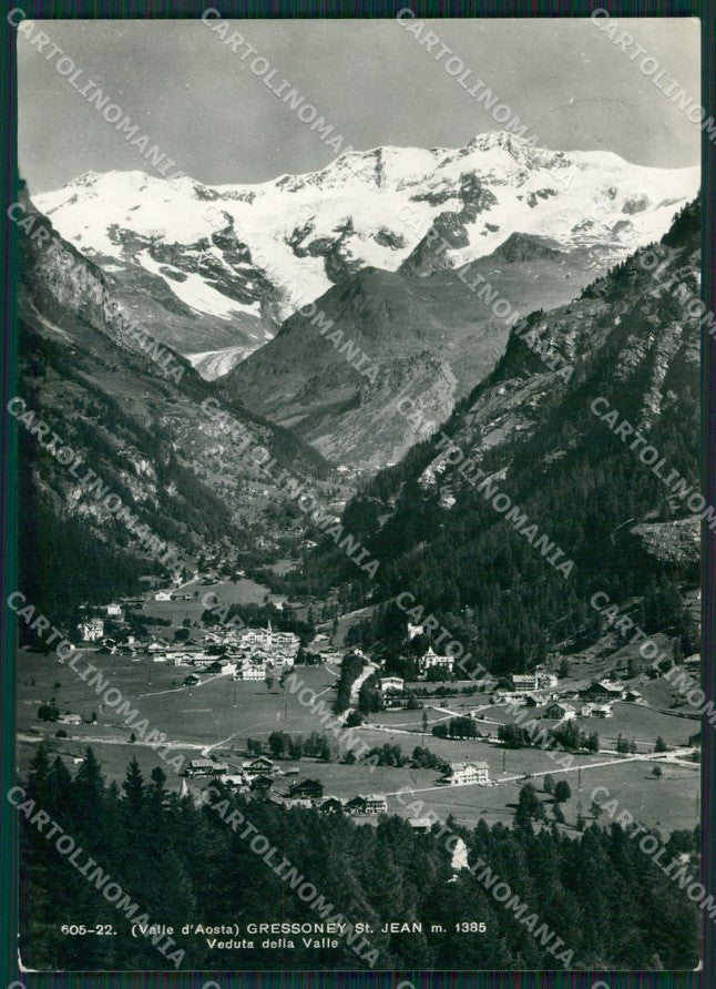 Aosta Gressoney Saint Jean Foto FG cartolina KB1596 – fronte