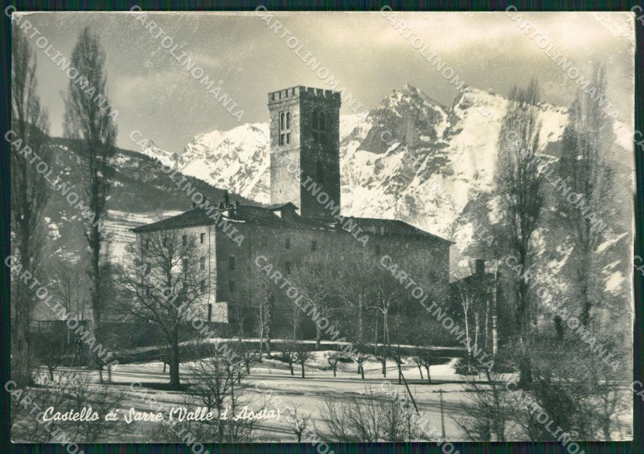 Aosta Sarre Castello di ABRASA Foto FG cartolina KB1599 – fronte