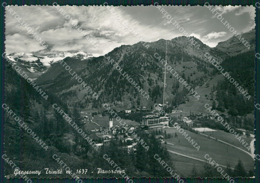 Aosta Gressoney la Trinitè Foto FG cartolina KB1601 – fronte
