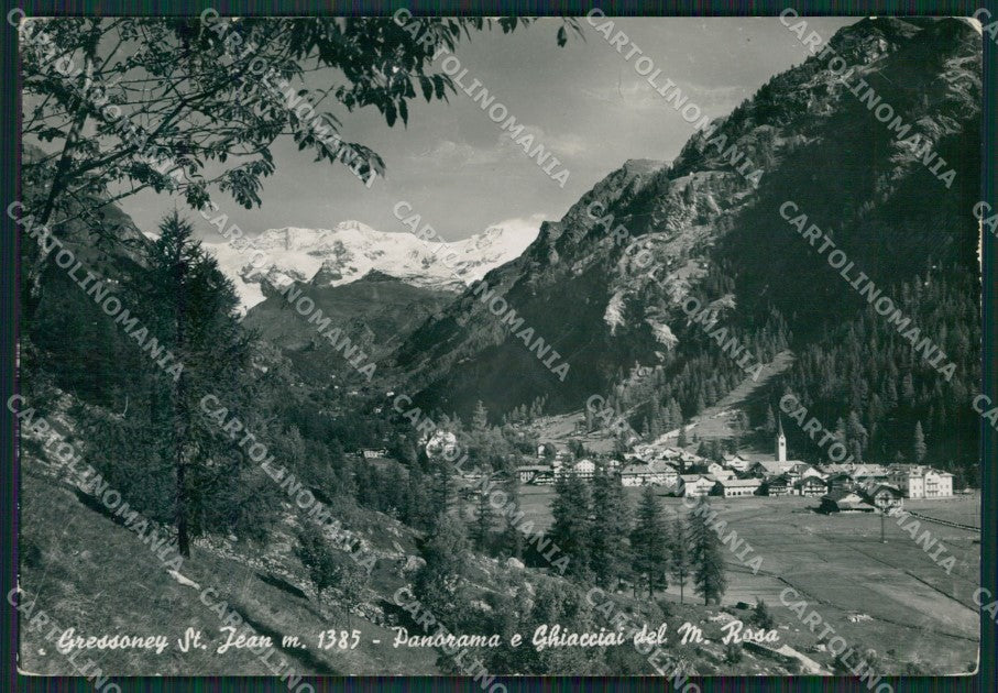Aosta Gressoney Saint Jean Foto FG cartolina KB1603 – fronte
