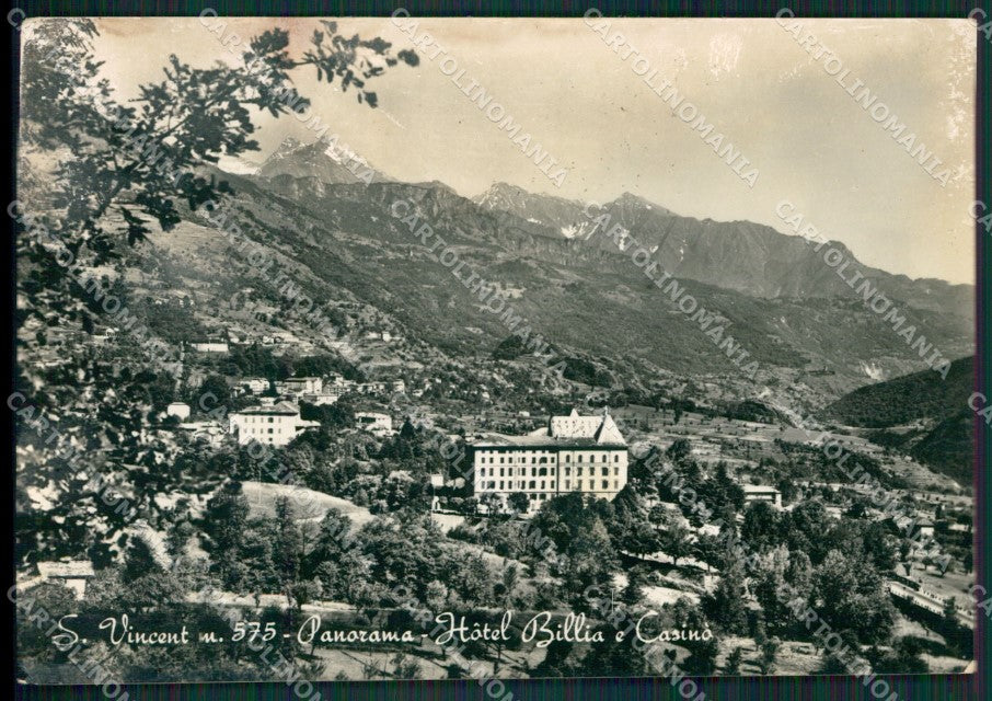 Aosta Saint Vincent ABRASA Foto FG cartolina KB1606 – fronte