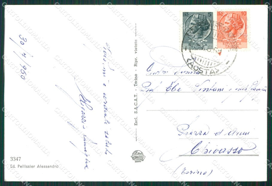 Aosta Valtournanche Foto FG cartolina KB1608 – retro